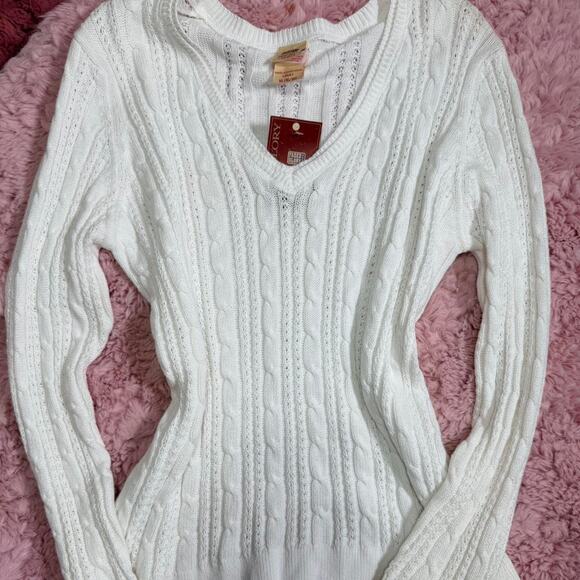 Y2k faded glory deadstock vneck sweater - Picture 3 of 7